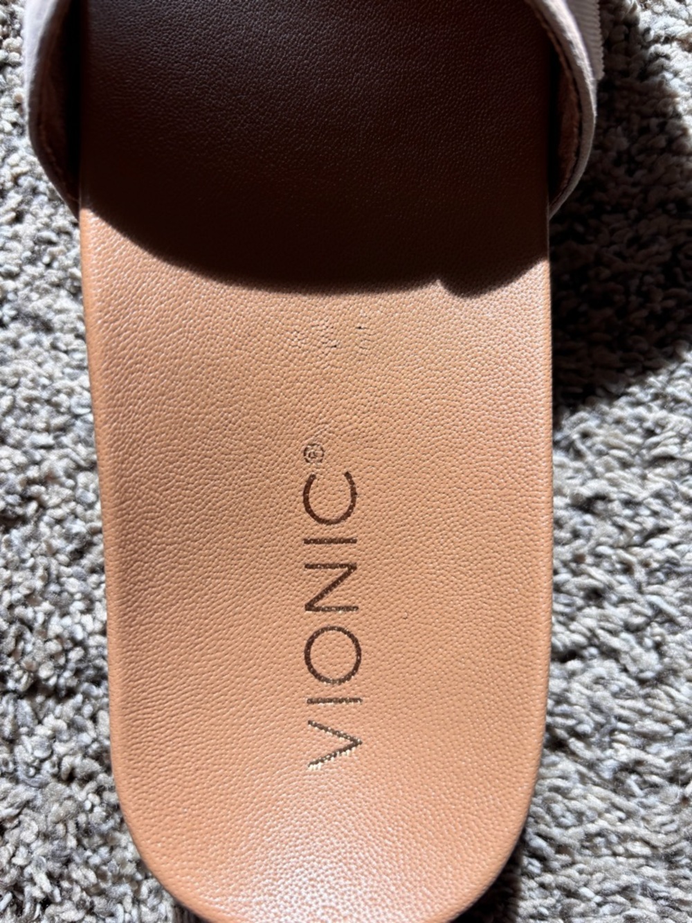 Vionic Roni Womens Adjustable Slide Sandals with Ruffle Accent - Picture 2 of 7